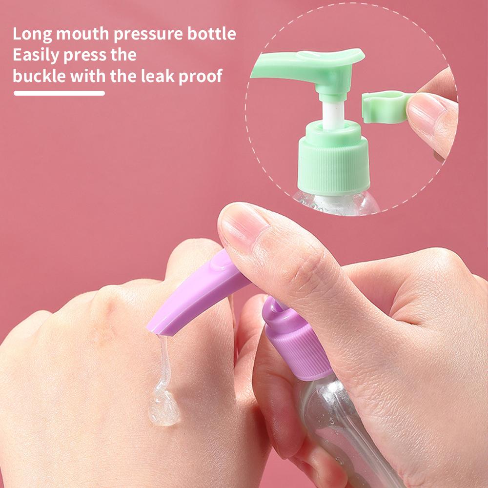 6 ks Sada cestovních lahviček Kosmetika Pleťové mléko Šampon Koupelový gel Zubní pasta Cestovní Přenosné Vodotěsné Těsnění Cestovní potřeby