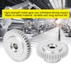 2Pcs D Hole Gear High Strength Metal 40 Teeth Industrial Robot Parts 6mm Center Hole