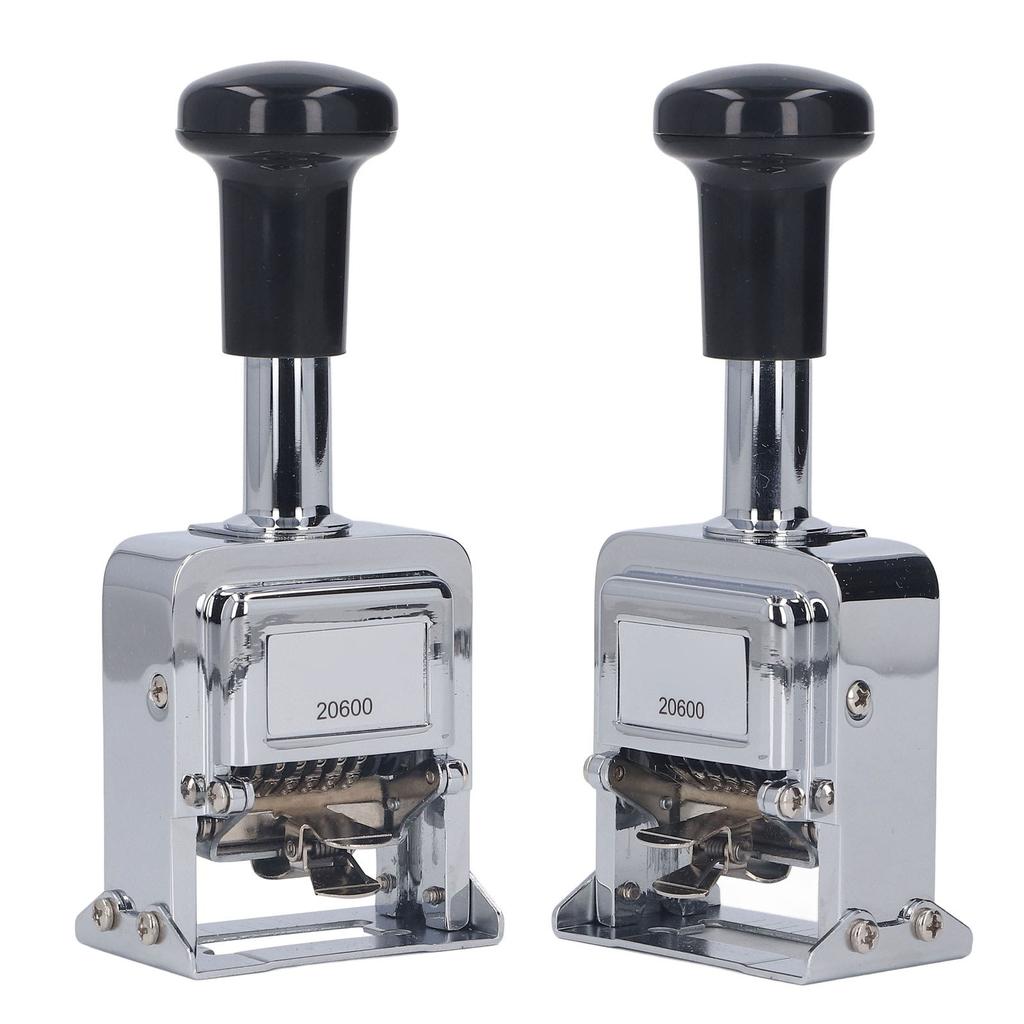 Automatické číslovací zařízení slitina zinku snadná obsluha jasné barvení samobarvicí razítko na čísla pro sériové číslo vstupenky