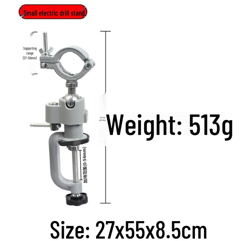 Mini Suport Electric de Găurit: Polizor unghiular multifuncțional și mașină de găurit cu menghină specială cu nas plat