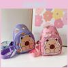 Cute Cartoon Printed Crossbody Bag For Kids Lightweight And Breathable Ideal For Daily Use
