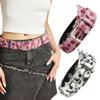 Harajuku Leopard Print Belt Korean Style Jeans Waistband Trouser Decoration  Fluffy Waist Belt