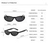 Retro Oval Small Frame  Fashion Outdoor UV Protection  Sunglasses For Women