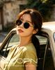 Joopin Sunglasses Polarized Round UV400 Protection Lightweight Fishing Driving Hiking Black Women's Men's