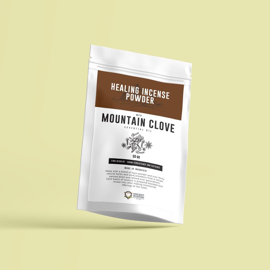 2x Incense Powder Mountain Clove 50g