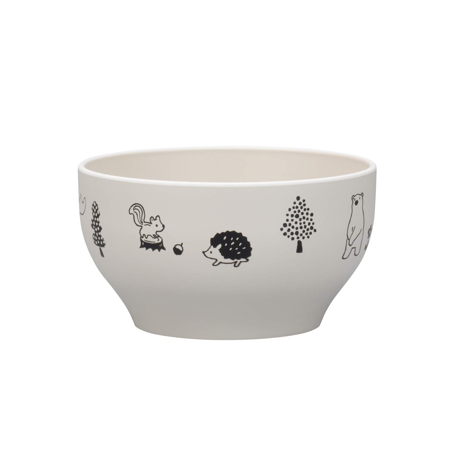 

Miyamoto Sangyo Forest Friends Bowl GY 4512951131833 Size Approx. 10 H5.5