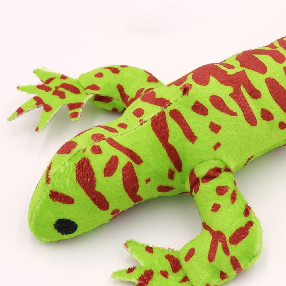 Cat Interactive Toy Bite Resistant Simulation Lizard Catnip Plush Chew Toy For Kitten Cats