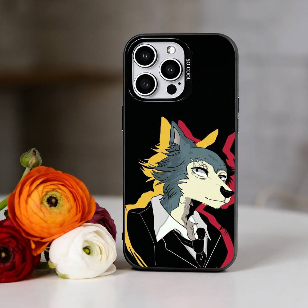 Manga B-Beastars Phone Case For iPhone 17,16,15,14,13,12,11 Plus,Pro Max,XS,Colorful Silver Black Cover iPhone15