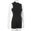 Women's Sporty Fashion Sleeveless High Neck Bodysuit