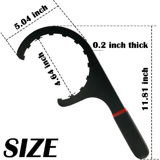 Diesel Fuel Filter Wrench for Davco 4.6/5/6/8 Inch Fuel Water Filter,Fuel Filter Removal Tool for DD13, DD15, DD16 Diesel Engine