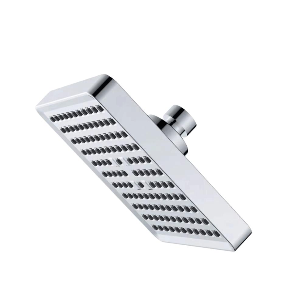Portable Rainfall Shower Head Square Design Waterfall Shower Head Filter Shower Head  Easy To Clean
