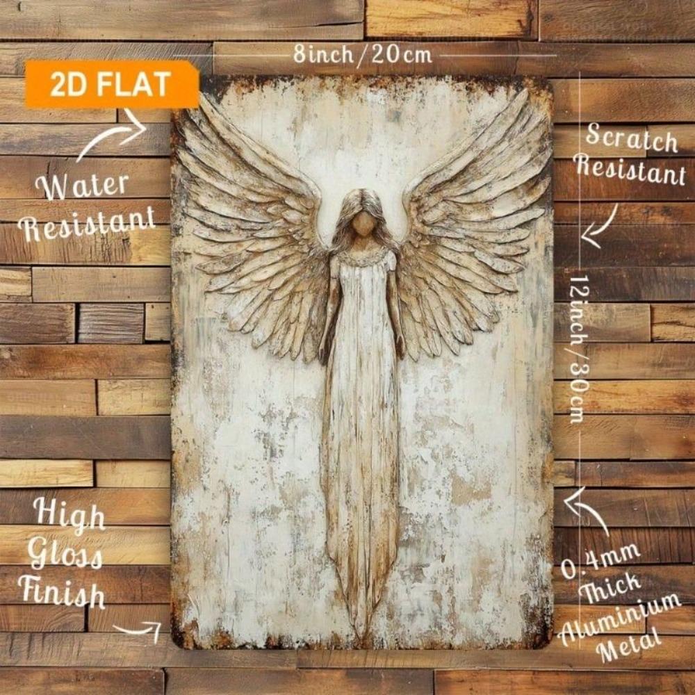 Retro Rectangular Metal Sign 20x30cm for Home Garden Decor