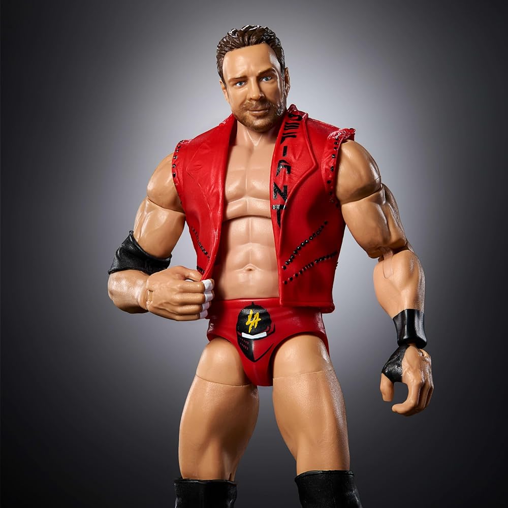Mattel WWE Elite Collection LA Knight Action Figure Set 6 Inch with Accessories Interchangeable Hands 25 Points of Articulation