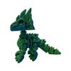 3D Printed Articulated Dinosaur Figurine Unique Flexible Model, Perfect for Desk Decor and Collectibles