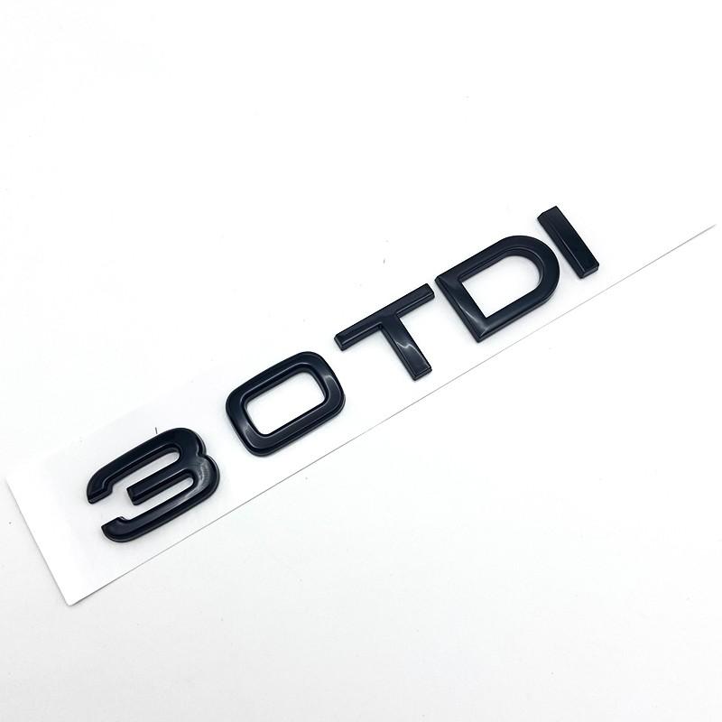3D ABS Letters 2.0TDI 2.5TDI 3.0TDI 35TDI 40TDI 45TDI 50TDI Emblem for Audi A1 A3 A4 A5 A6 A7 A8 Q2 Q3 Q5 Q7 Car Trunk Sticker