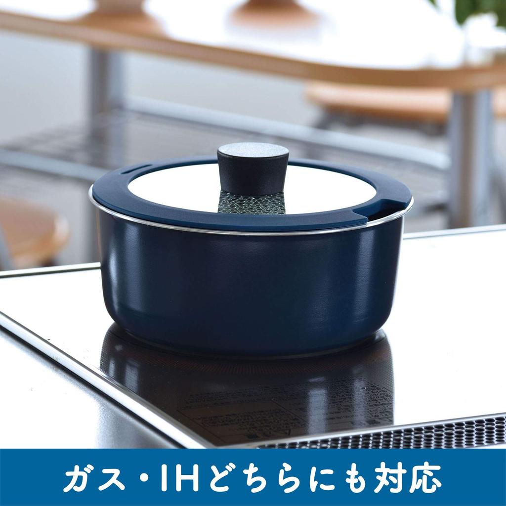 Wahei Freiz Cookware 4-Piece Frying Pan Set (Stizy, IH Compatible): 18cm & 26cm Frying Pans, 21cm Wok, 18cm Pot, Detachable Handles (MA-9898)