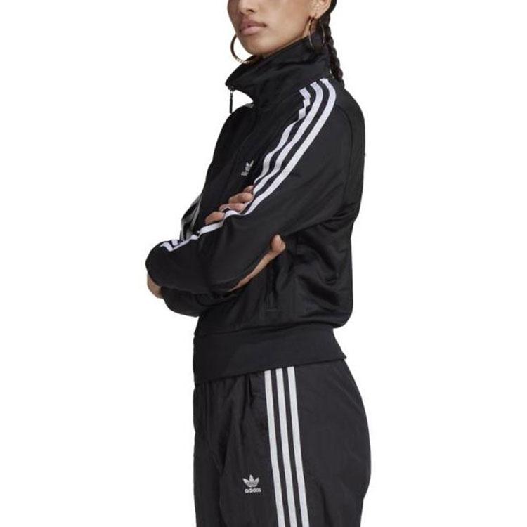 (WMNS) adidas Adicolor Classics Firebird Track Jacket Asia Sizing 'Black White' Women's GN2817