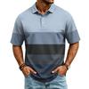Men's Casual Quick Dry Mesh Polo Shirt Lightweight Breathable Golf Performance Shirt with Button Collar for Outdoor Sports and Everyday Wear