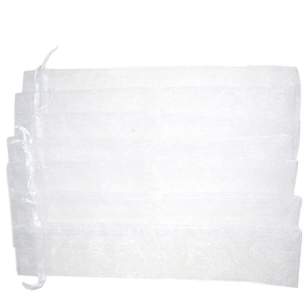 

50 шт. Мешочки из органзы с кулиской, Подарочный мешочек, Сумочка для ручного веера, Мешочек из органзы, Мешочек с кулиской, Сумочка для ручного веера 50pcs белый