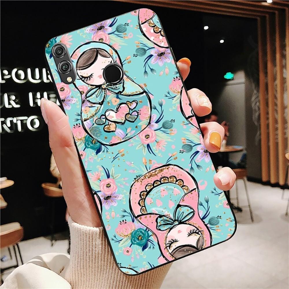 Russian Dolls Matryoshka Cute Phone Case For Huawei Honor 10 Lite 9 20 7A 9X 30 50 60 70 Pro Plus Soft Silicone Cover