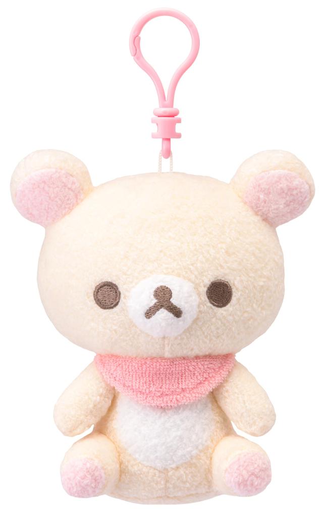AGATSUMA Rilakkuma Baby Mini Plush Holder - Korilakkuma (Recommended Age: 3 Years and Up)