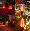 Solar Outdoor Waterproof 12 Led Torch Light Flame Lamp Flickering Flame Lights for Garden