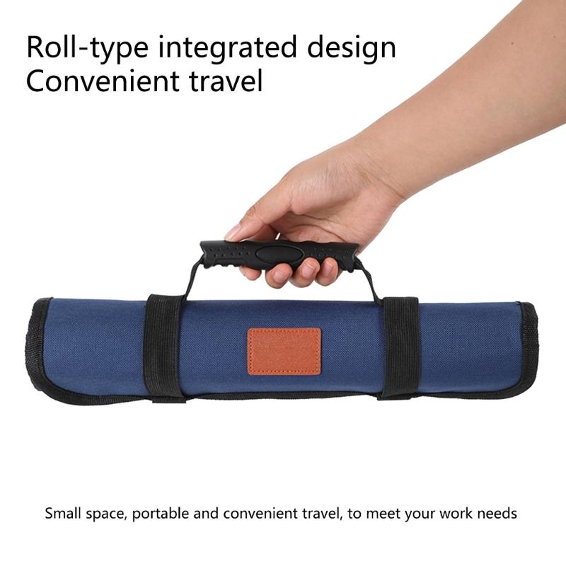 Svinovací taška na nářadí Organizér na nářadí se zipy Přenosné pouzdro na nářadí Oxfordská tkanina pro mechanika elektrikáře kutila