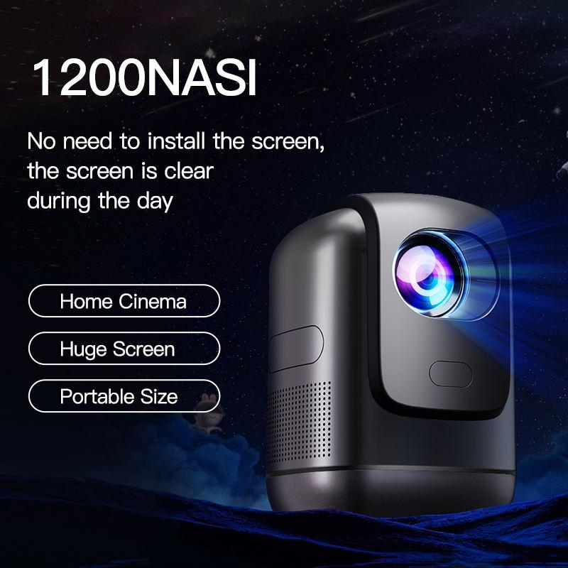 TZ-1 Projector Mini Portable High Quality Beamer Outdoor Camping Projector Smartphone Wireless Mirroring Supported Home Theater