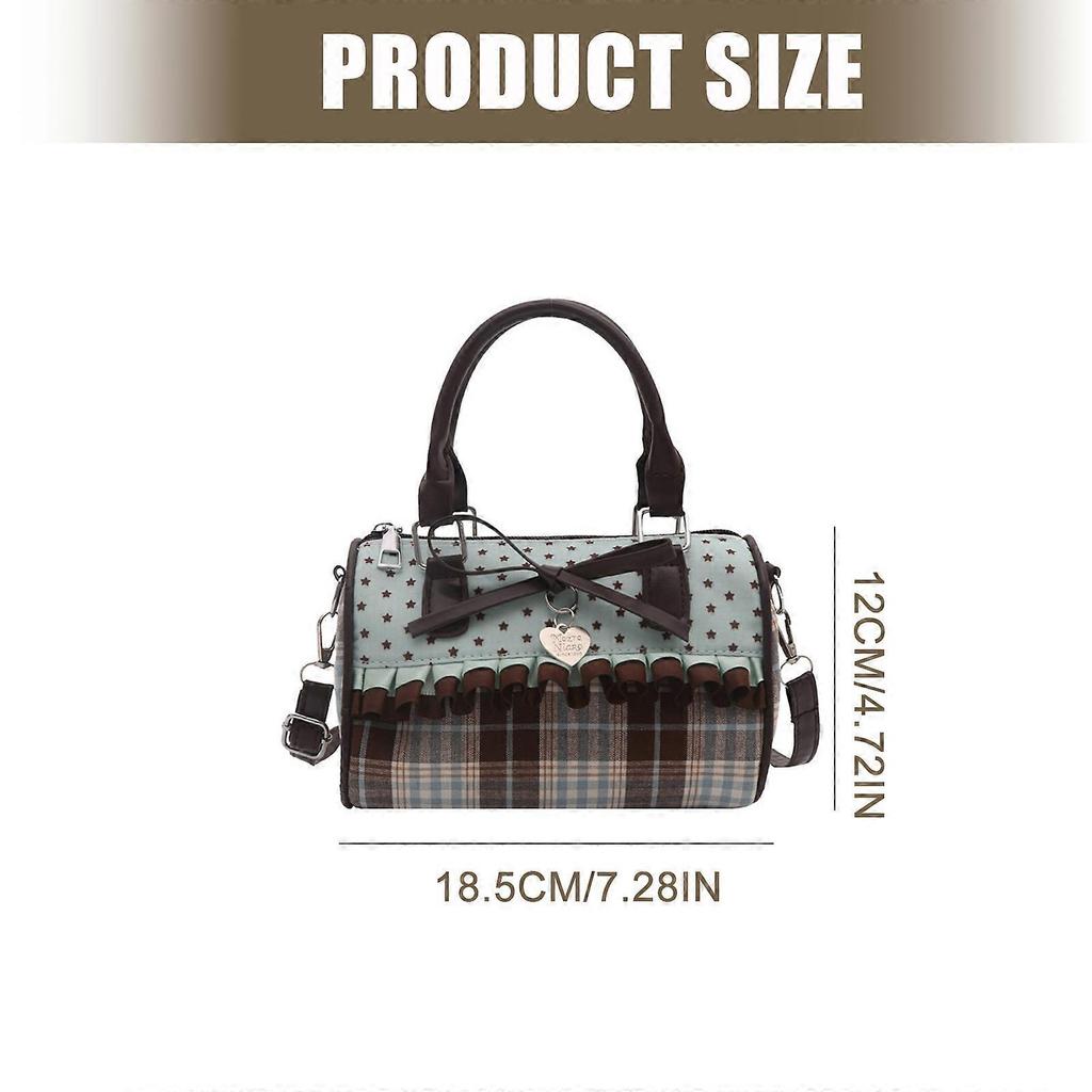 Stylish Bowknot Dot Shoulder Bag Elegant Top Handle Underarm Purse Lightweight Spacious PU Handbag For Women Multicolor