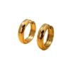 Trendy Titanium Steel Minimalist Hoop Earrings: Polished, Lightweight, Versatile, and Fashion-Forward for Men and Women