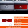 For Chrysler Crossfire 2003-2008 Real Carbon Fiber Stickers Co-pilot Trument Glove Box Panel Car Accessories Decorative