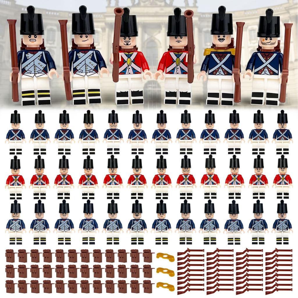 M8037A M8037B M8037C Napoleon Royal Navy Building Block Doll Toy Bag