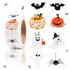 Halloween Pumpkin Ghost Stickers Happy Halloween Party Decor Kids Boys Girls Trick or Treat Boo Gift Stickers Party Supplies
