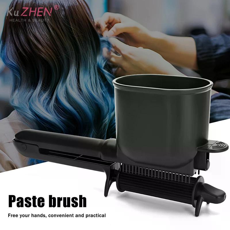 Hair Brush Hairdressing Hair Dye Comb Can Hold Hair Dye Cream Barber Tinting Highlighting Easy Use Practical Hair Styling Tools