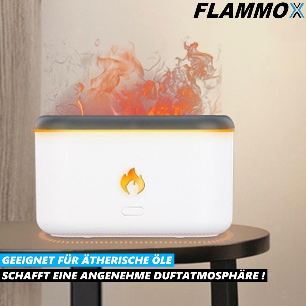 FLAMMOX Luftbefeuchter mit Kamineffekt Flammen Humidifier Raumbefeuchter