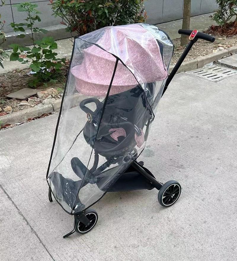 Essential Baby Stroller Wind & Rain Cover - Windproof, Rainproof, Anti-Droplet Protection Canopy