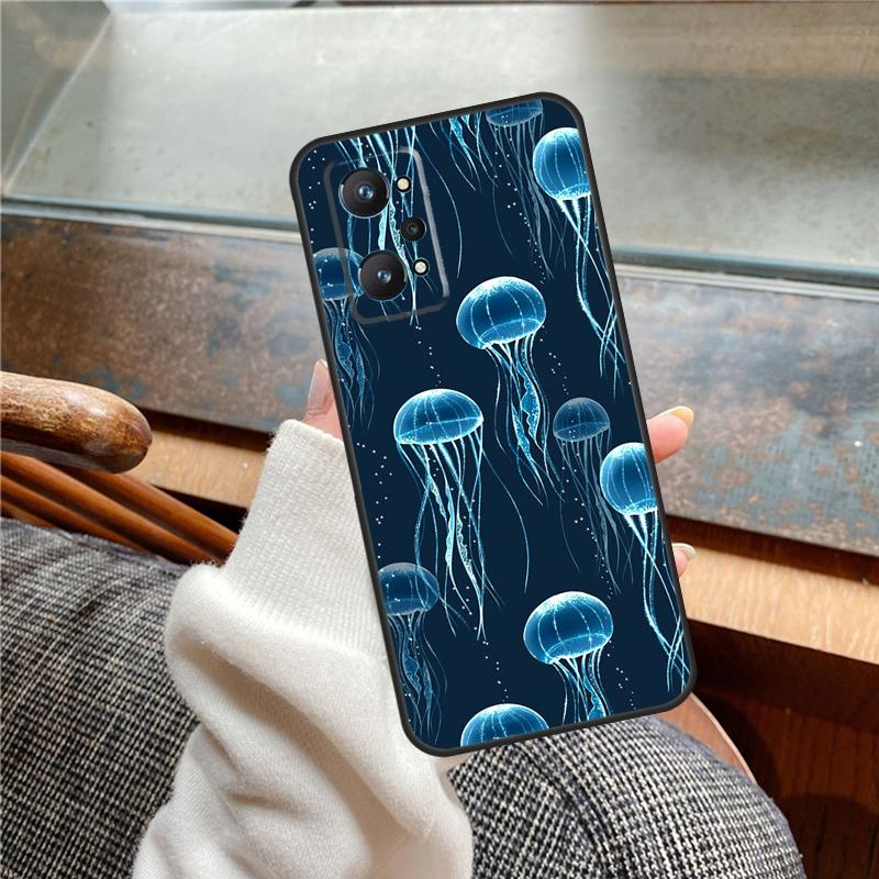 Magic Jellyfish Case For Realme 13 Pro Plus 11 12 14  C71 C75 C55 C51 C53 C25 C63 C61 C65 C67 GT6 GT7 15 Pro