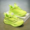 Youth Style Shoes Lightweight Kids Running Shoes Boys Ages 7-16 Breathable Mesh Upper MD Sole Shock Absorption Slip-On Style With Rotating