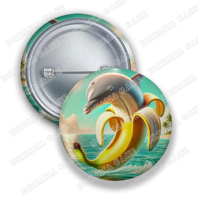 

Горячие итальянские значки Brainrot Ai Animals Meme для аксессуаров Tralalero Tralala Tung Sahur Button Brooch Pins Fans Friends Gifts