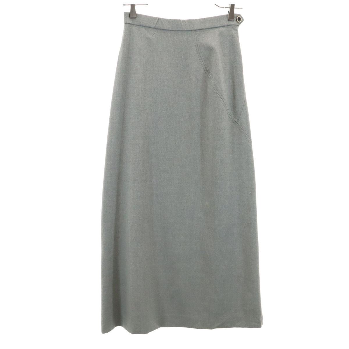 

ISSEY MIYAKE 90s Made in Japan Old Deadstock Long skirt M gray Women Used