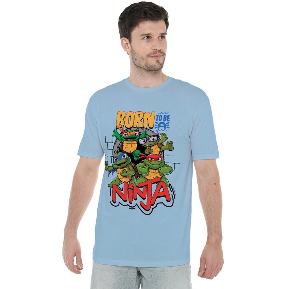 Tmnt: Mutant Mayhem Born To Be A Ninja T-Shirt S-3XL Light Blue XL