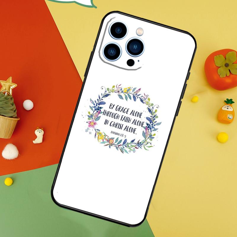 Bible Verse Jesus Christ Christian Phone Case For iPhone 17 Pro Max 16 15 13 12 11 14 Pro Max Plus 12 13 Mini 16e 17 Air Cover
