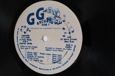 LP Record GREGORY ISAACS - Best Of Gregory Isaacs GG008 GG'S RECORDS 1978 Jamaica Reggae, Ska & Dub Used