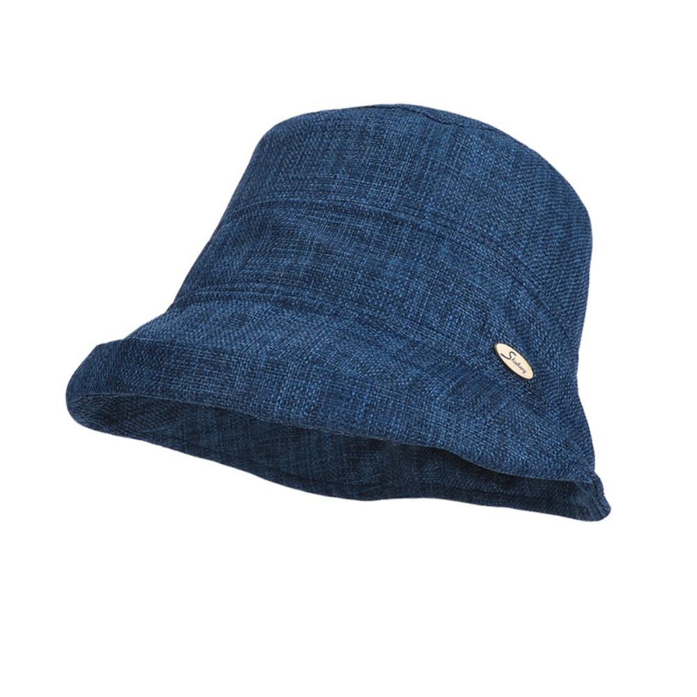 Wide Brim Women Fisherman Hat Rolled Edge Basin Hat Casual Bucket Hat Girl
