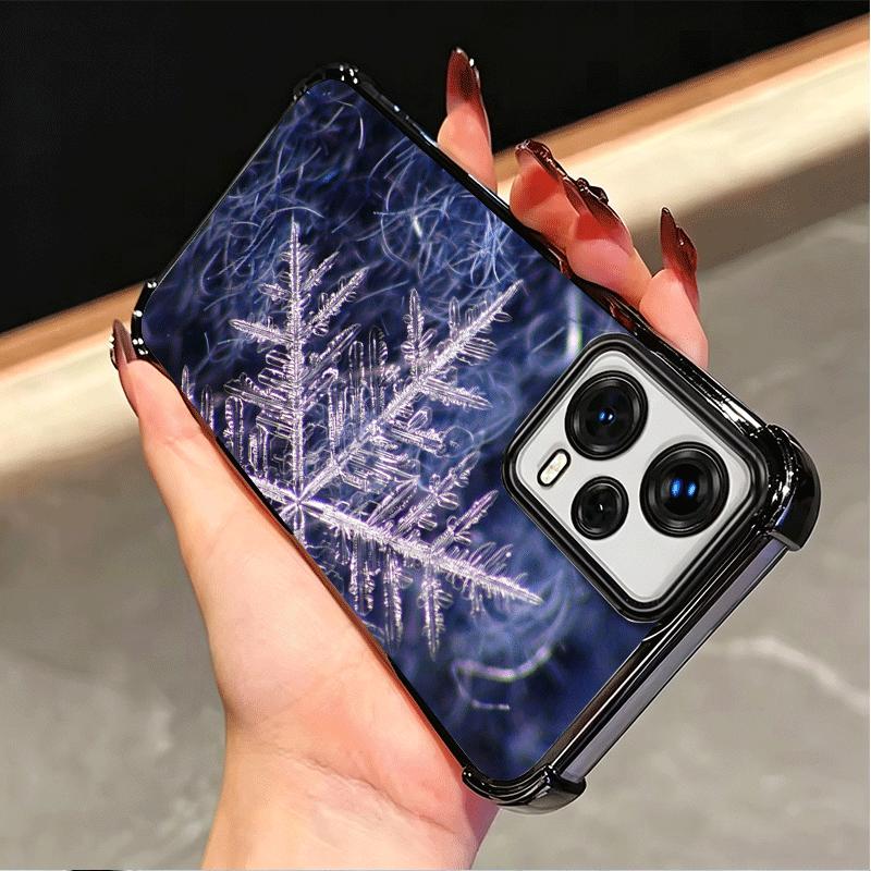Snow Snowflake Winter Cold Soft Phone Case For Xiaomi Poco X7 X8 Pro Max X6 X5 X3 F8 Ultra F7 M8 M7 M5S Redmi 15C 15A 15 14C 13C