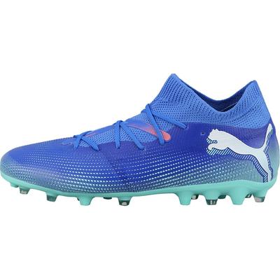 Future 7 Match Stoff Bequem Vielseitig Langlebig Low-Top Fußballschuhe Kinder Sneaker Blau 107946-01