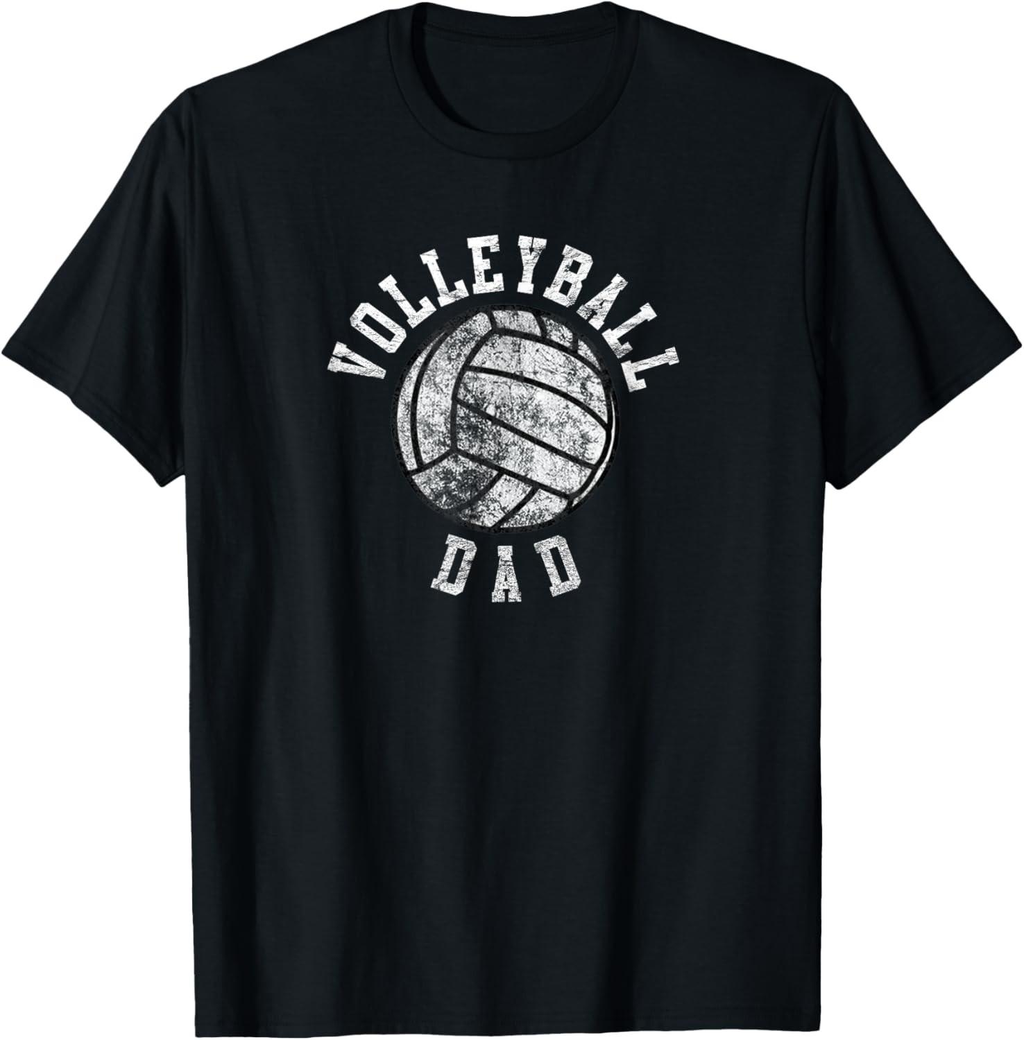 Vintage Volleyball Dad T-Shirt S