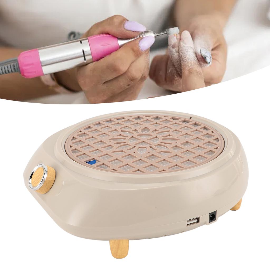 Nail Dust Collector Brushless Turbo Professional Adjustable Strong Suction Nail Vacuum Cleaner with