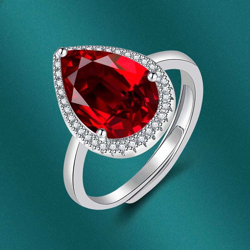 Sace Gems Klassisk kopparlegering Zirkon Ring Dam Smycken Bröllopslöfte Party Present