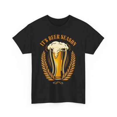 Biertrinken T-Shirt | Lustiges Bier-Shirt | Es ist Biersaison T-Shirt